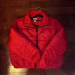 Red Puffer Jacket